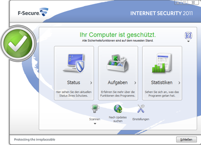 F-Secure Einstellungen