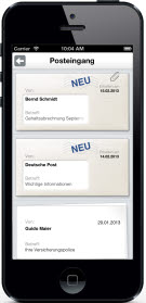 E-Post App auf dem iPhone