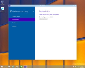 Windows 10 - ein neues Build herunterladen und installieren