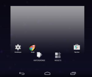 Android 4.4 - Widgets und Hintergründe hinzufügen