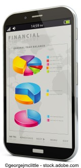 Business App auf Smartphone im Unternehmen