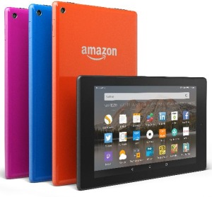 Fire 7, Fire 8 und Fire 10 Tablet von Amazon