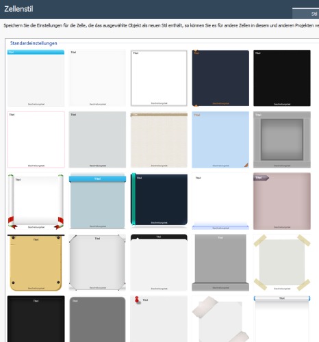 WebSite X5: Grundstruktur einer Seite mit individuellen Zellen