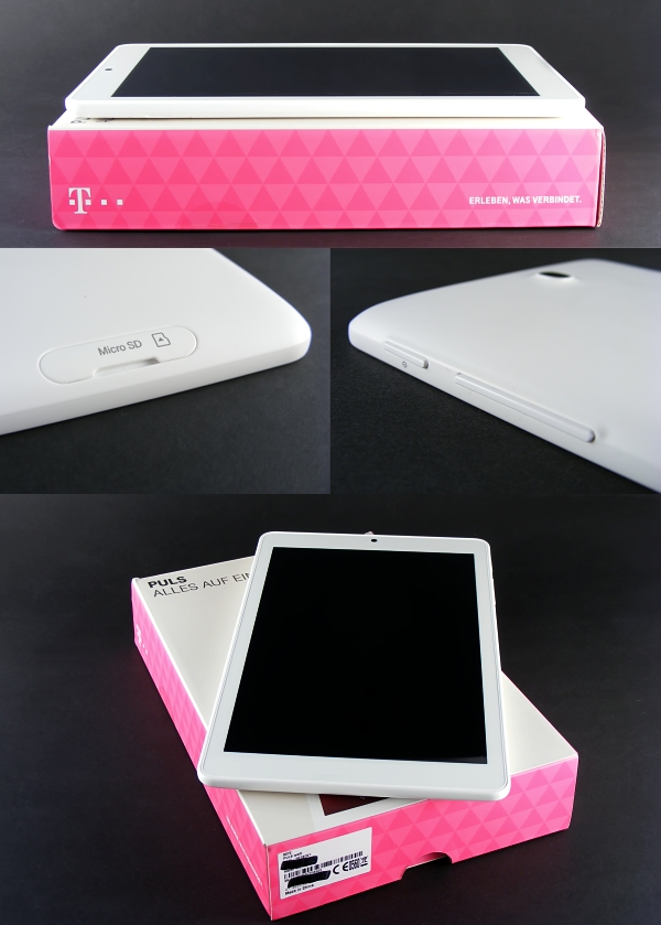Telekom Puls Tablet: verschiedene Ansichten