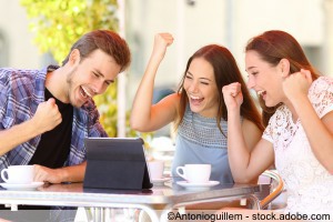 Junge Menschen - Erfolg