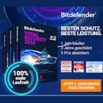 Bitdefender Xmas Promotion: 1 Jahr Internet Schutz gratis dazu