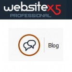 Blog zu einer mit WebSite X5 erstellten Webseite hinzufügen