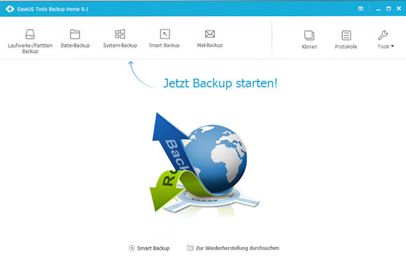 EaseUS Todo Backup 9.1