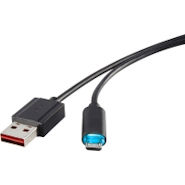 Renkforce Micro-USB 2.0 Schnellladekabel mit LED