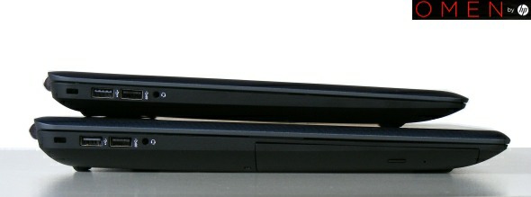 Omen by HP Gaming Notebooks Anschlüsse links