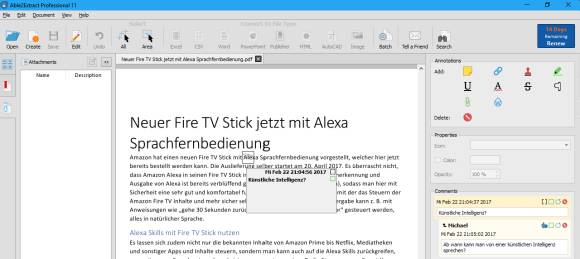 Able2Extract Professional 11 PDF-Dokumente in ein Office Format konvertieren