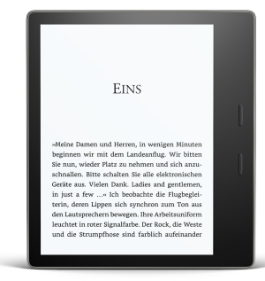 Kindle Oasis mit Wasserschutz nach IPX8 und mit Audible Support