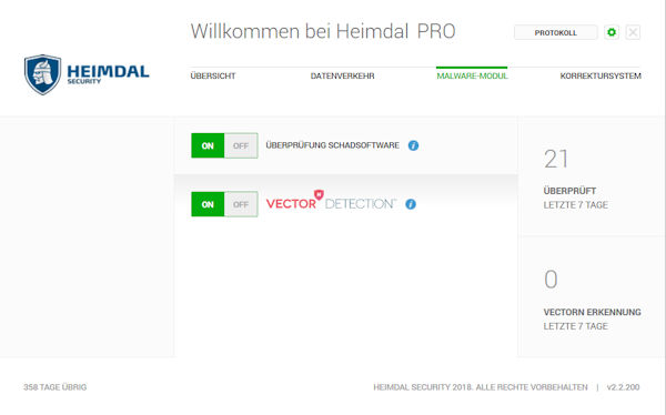Heimdal Security Malware Modul