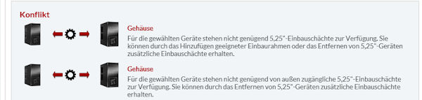 Alternate PC Konfigurator Prüfung auf Kompatibilität