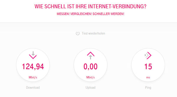 dsl speedtest mit avm ritz repeater