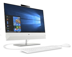 HP Pavilion 24-xa0002ng All-in-One-PC mit 6 Kern Prozessor, NVidia Grafik, SSD und HDD, schneller Arbeitsspeicher