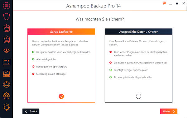 Ashampoo Backup Pro 14