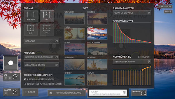 Ashampoo® Soundstage Pro - virtueller Surround Sound für jeden Kopfhörer