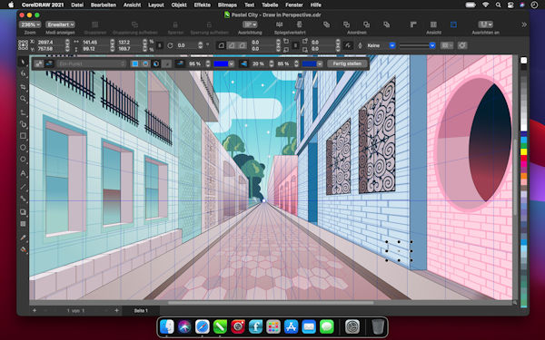 CorelDRAW Graphics Suite-2021-Mac Perspektivisches Zeichnen