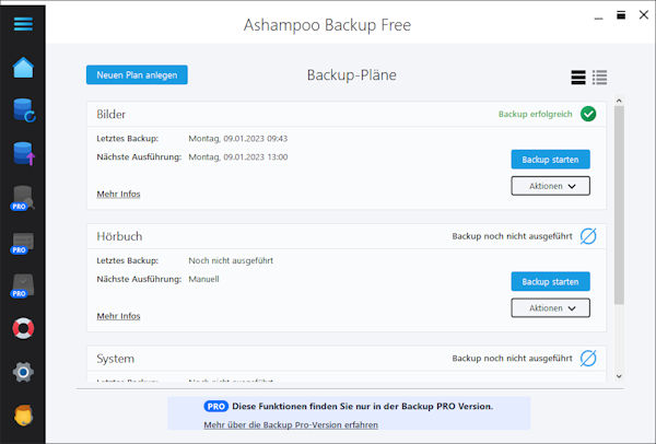 Ashampoo Backup FREE