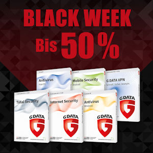 G Data Black Week Angebote mit bis zu 50% Rabatt