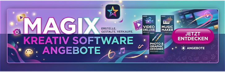 Magix Kreativ Software Angebote Banner