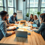 Team Unternehmen Besprechung