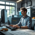Arbeiter Notebook Industrie