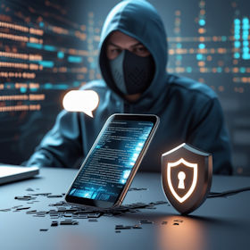 Digitale Sicherheit Smartphone SMS