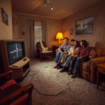 1970s living room with a vintage Arcade Game