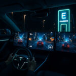Gaming-Industrie im Auto Cockpit