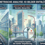 Wie gerade Linien KI-Bilder entlarven