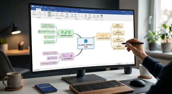 MindManager KI Prozesse Darstellung MindMap