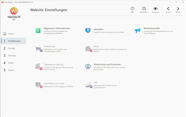 website x5 go